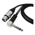 Cabo P/ Microfone Prof. P10 90° Mono/ Xlr Fêmea 2 Metros
