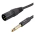Cabo P10 Mono - Xlr Macho 1,5m Pro Audio Ouro Profissional Com Cobre Ofc