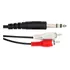 Cabo P10 Stereo Para 2 Plug Rca 2 Metros Audio