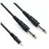 Cabo P2 Stereo Para 2xp10 Mono Metal