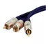 Cabo P2 X 2 Rca Tblack 5,00 Mts Blindado