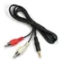 Cabo P2 X Rca Auxiliar iPod, iPad, iPhone, Mp3, Mp4, Celular