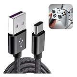 Cabo Para Xbox Series Carregador Manete Controle Sem Fio 3m
