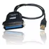 Cabo Paralelo Usb Adaptador Impressora Conversor Femea 36pin