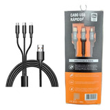 Cabo Premium Usb 3x1