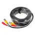 Cabo Pronto Para Cftv 18 Metros Com Conectores Bnc E P4 Cp20 Cor Preto