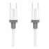 Cabo Rápido Usb-c Para Usb-c Hrebos 1 Metro 3.1a Turbo