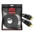 Cabo Rca 5 Metros 6mm Blindado Ouro Automotivo Profissional - Pix