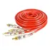Cabo Rca 5 Metros Evus Premium Blindado Puro Cobre - Rca 5m