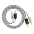 Cabo Rca Taramps 1 Metro 1m 100cm Banhado A Ouro Double Injetado 1 Metro Stereo Som Automotivo