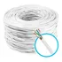 Cabo Rede Cath5e Cftv Azul-preto Branco C/ 100m Ed291