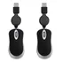 Cabo Retrátil De Mouse Usb Com Fio Tiny Mouse 1600 Dp