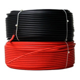 Cabo Solar Fotovoltaico 4mm 20m Preto   20m Vermelho