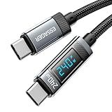 Cabo Tipo C Haochen De 2 Metros Com Display Digital E 240W De Potência Essager