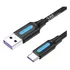 Cabo Turbo 5a 3 Metros Tipo C Usb A Carregar Celular E Dados