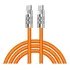 Cabo Turbo Armor Slim Tipo c Super Reforçado 3 1a 1 Metro Cor Laranja