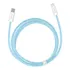 Cabo Turbo Baseus P/ iPhone Usb-c P/ Lightning 20w 1m Azul