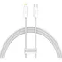 Cabo Turbo Baseus P/ iPhone Usb-c P/ Lightning 20w 1m Branco