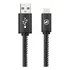 Cabo Turbo Carregamento Rápido Militar 1,5m Type C - Tipo C / Usb-a Até 15w Original Gshield Cor Preto