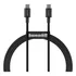 Cabo Turbo Usb-c P/ Usb-c Baseus Superior Series 100w 1m Cor Preto