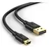 Cabo Ugreen Usb 2.0 Para Mini Usb 5 Pinos - 3 Metros Cor Preto