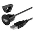 Cabo Usb 2.0 Extensão Macho Femea Para Central Multimídia 1m