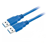 Cabo Usb 3 0 A Macho X Usb A Macho   5m Azul