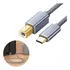Cabo Usb 3.1 Tipo C Usb Tipo B P/ Teclado Piano Midi Dac