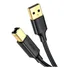 Cabo Usb Ab 2.0 Ugreen Impressora Universal Hp Epson 1.5m Cor Preto