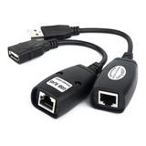 Cabo Usb Adptador Extensor Rj45 Via Cabo De Rede 