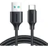 Cabo Usb C 3a Carregador Rápido Reforçado 2m Preto Joyroom