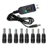 Cabo Usb C  8 Adaptadores P4 Conversor De Tensão 5v Para 9v