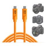 Cabo Usb c Para Canon Sony Nikon Tether Tools 4 6m Original