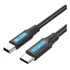 Cabo Usb C Para Mini Usb 2.0 480mbps 2a Para Camera Notebook 2 Metros Preto Vention
