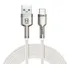 Cabo Usb Carregador Dados Metalico Resistente Android V8 Nfe