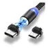 Cabo Usb Carregador Magnético Nylon Imã Reforçado