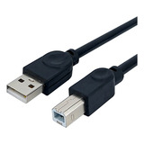 Cabo Usb Impressora 5 Metros Tipo B 5m Hp Epson Canon Elgin