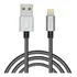 Cabo Usb Lighting Metal Para iPhone 6/7/8/x Super Resistente Cor Prata