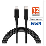 Cabo Usb Lightning 1.50m Turbo Para iPhone 14 13 12 11 X Xs iPhone 8 7 Pro, Pro Max, Plus, iPad Com Mfi Certificado Apple - Blindado - Premium - Plus Do Brasil
