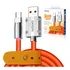 Cabo Usb Tipo C - Carregamento Turbo - 1,5metro 12w/2.4a Cor Laranja