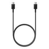 Cabo Usb Tipo C Duplo Plus Para Samsung A70 A80 Note 10 Cor 2 Pontas Usb-c (preto)