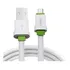 Cabo Usb Type C De Dados Carga Refoçado Rápido Turbo Kaidi Cor Branco