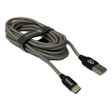 Cabo Usb Type-c Grande Para Celular Samsung LG Motorola 2,8m