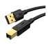Cabo Usb Ugreen 10351 3m Usb a Para Usb b 3 Metros Cor Preto