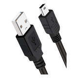 Cabo V3 Mini Usb 5p 1,8m Carregar Controle Ps3 Mp3 Mp4 Mp5