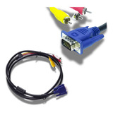 Cabo Vga Macho 3rca