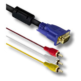 Cabo Vga Macho 3rca