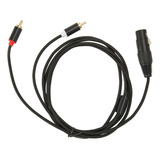 Cabo Xlr To Splitter Dual Fêmea De Baixa Perda E Silencioso