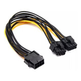 Cabo Y Adaptador 8 Pinos Pci-e X 2x 8 (6+2) Vga Gpu