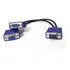 Cabo Y Duplicador 1 Vga X 2 Vga Ligue Seu Pc Em 2 Monitores